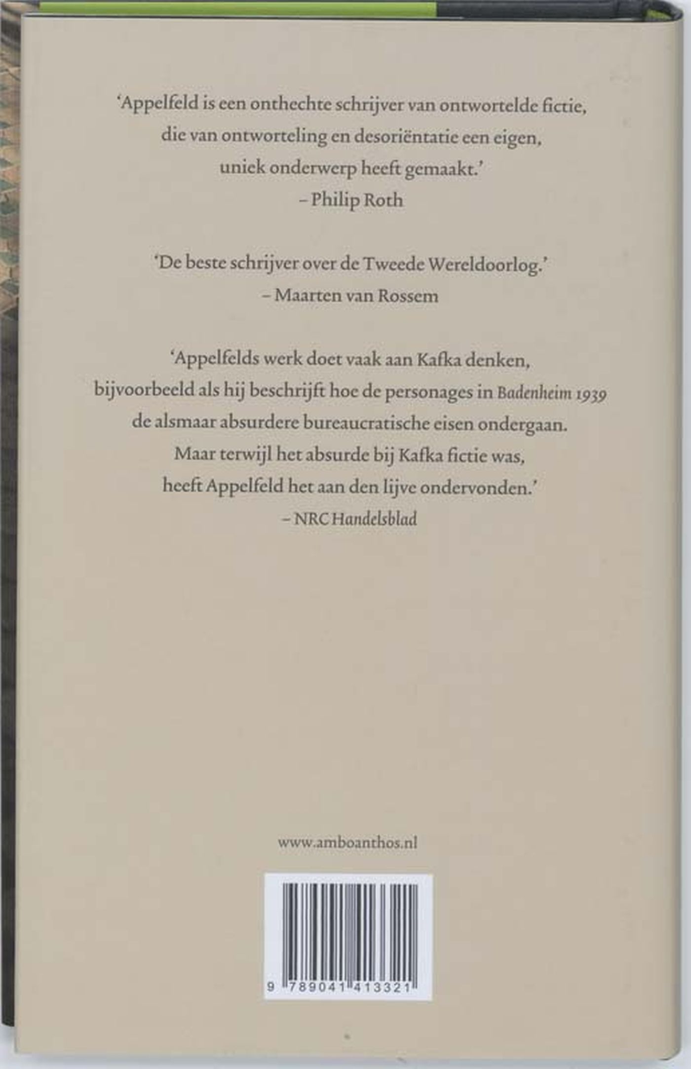 Achterkant van Badenheim 1939