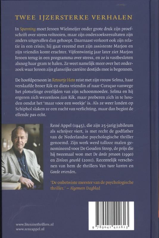 Achterkant van Retourtje Hato Spanning