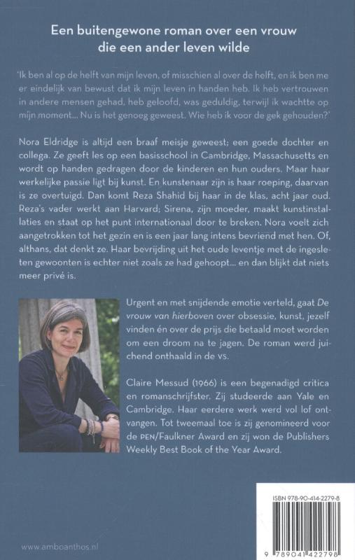 Achterkant van De vrouw van hierboven