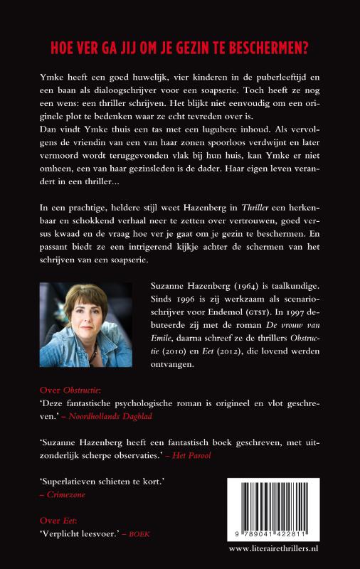 Achterkant van Thriller