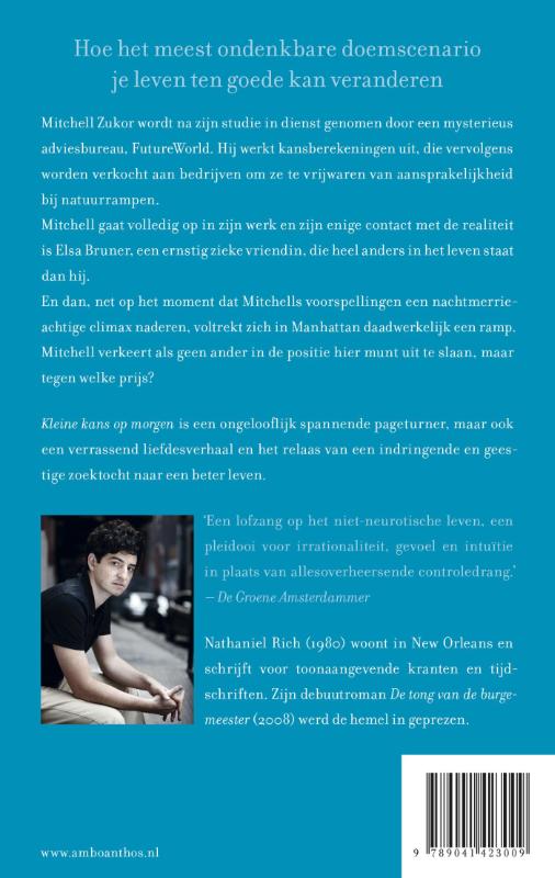 Achterkant van Kleine kans op morgen