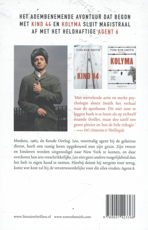 Achterkant van Agent 6
