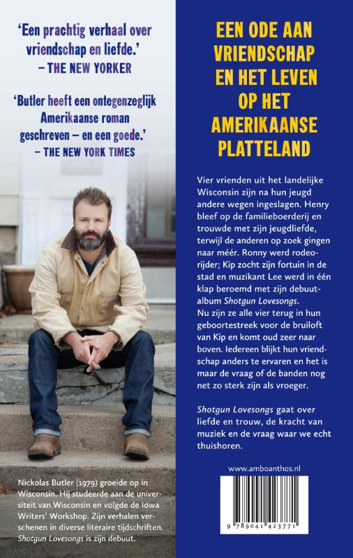 Achterkant van Shotgun lovesongs