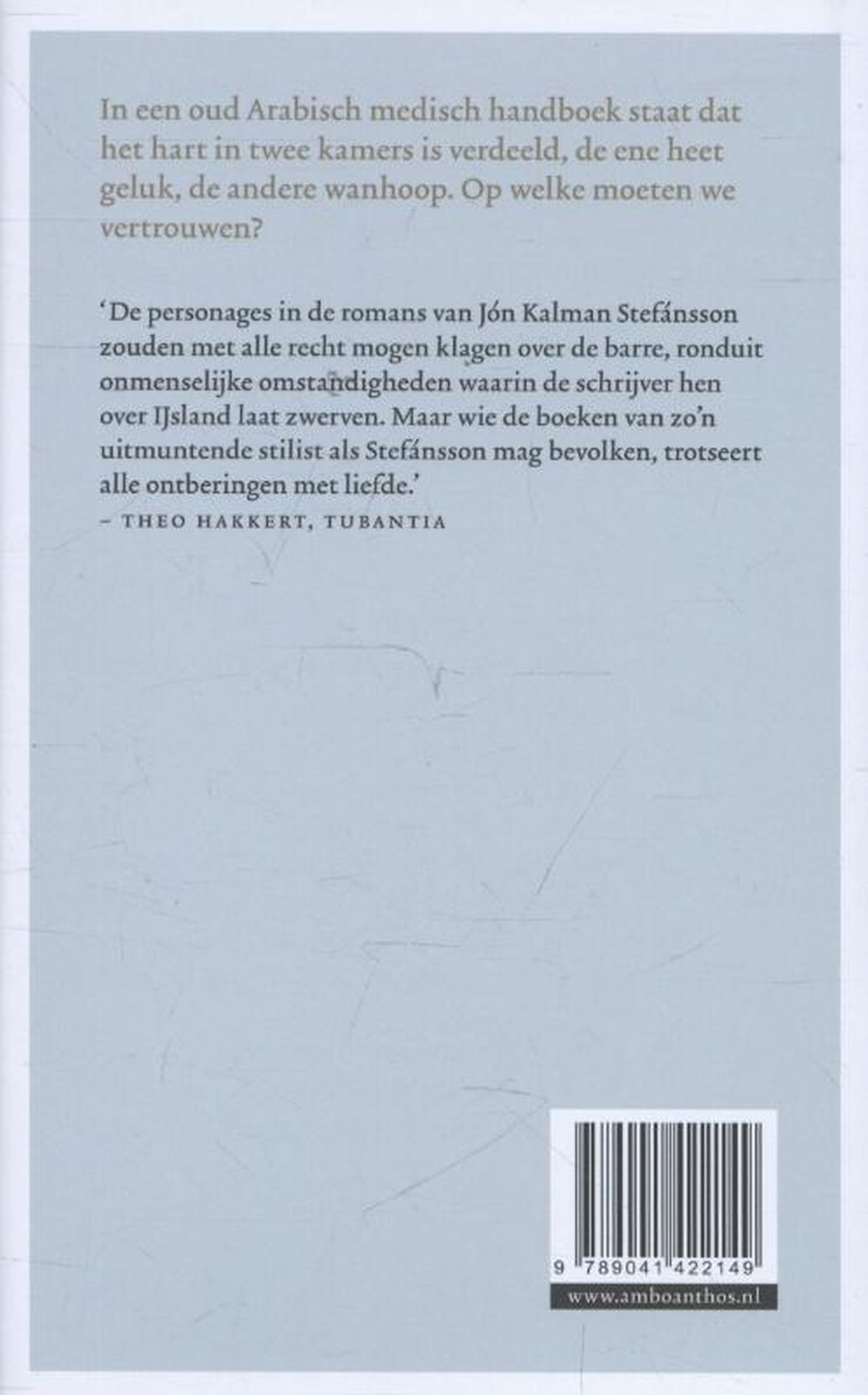 Achterkant van Het hart van de mens