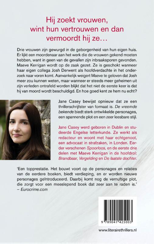 Achterkant van De vreemde bekende