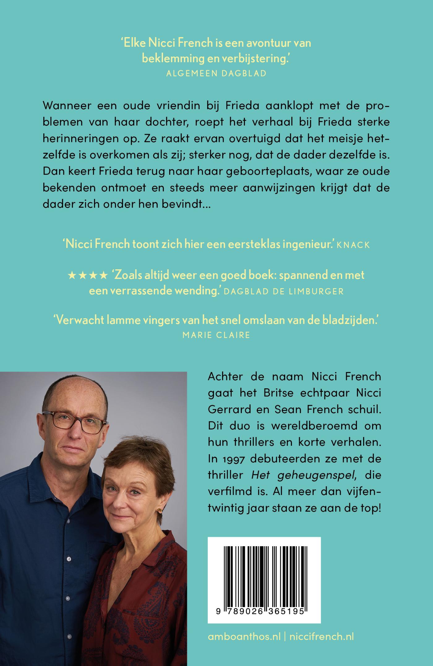 Achterkant van Donderdagskinderen