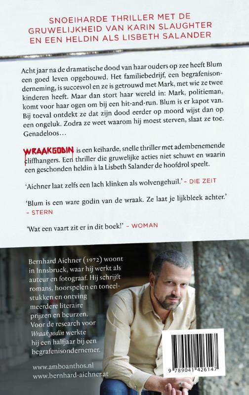 Achterkant van Wraakgodin