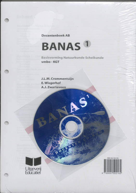 Achterkant van Docentenboek AB