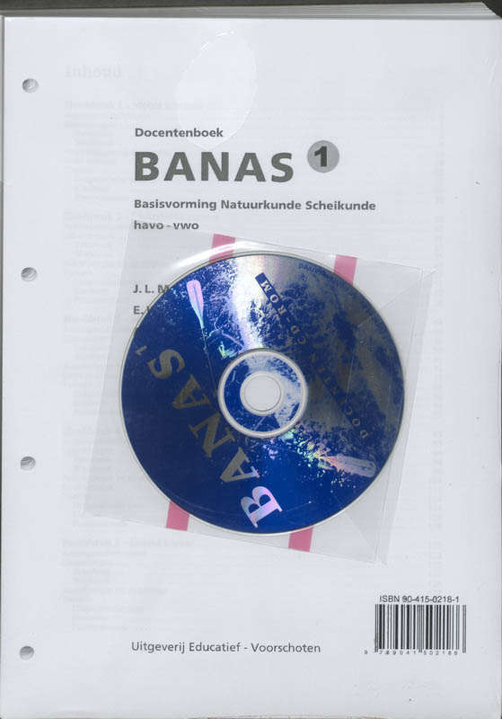 Achterkant van Docentenboek