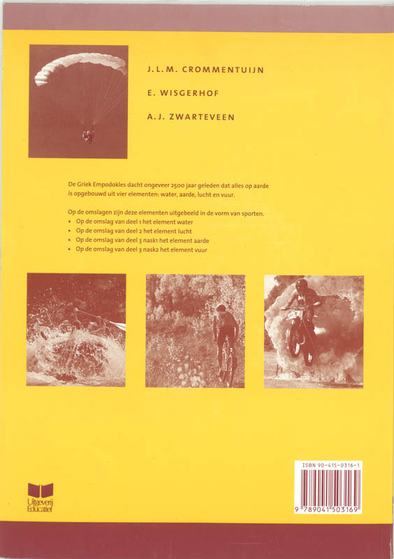 Achterkant van Werkboek A