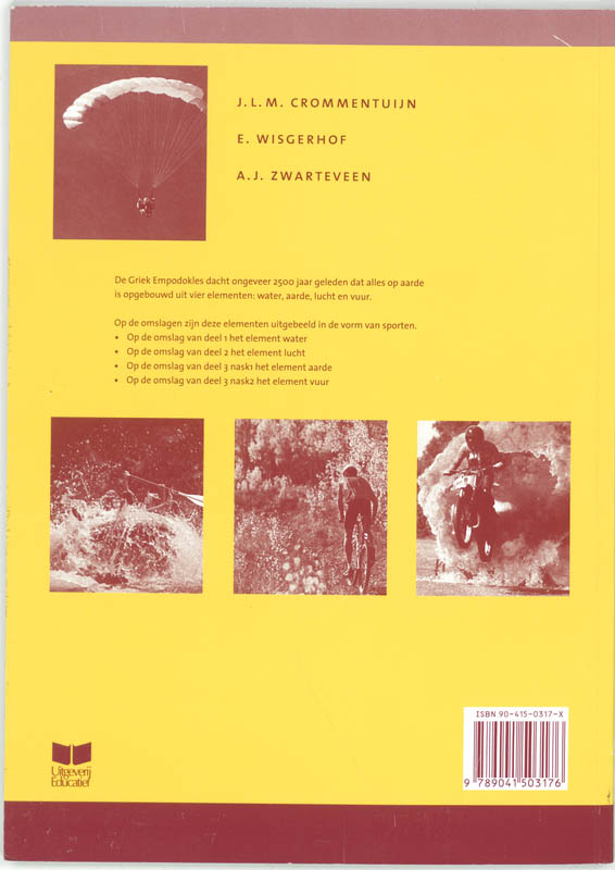 Achterkant van Werkboek AB katern 1