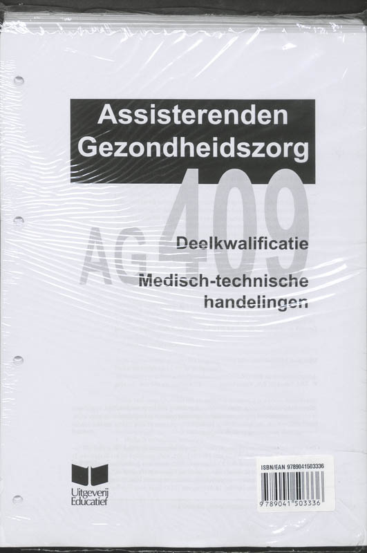 Achterkant van Medisch technische handelingen