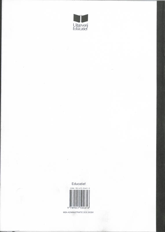 Achterkant van Docentenboek
