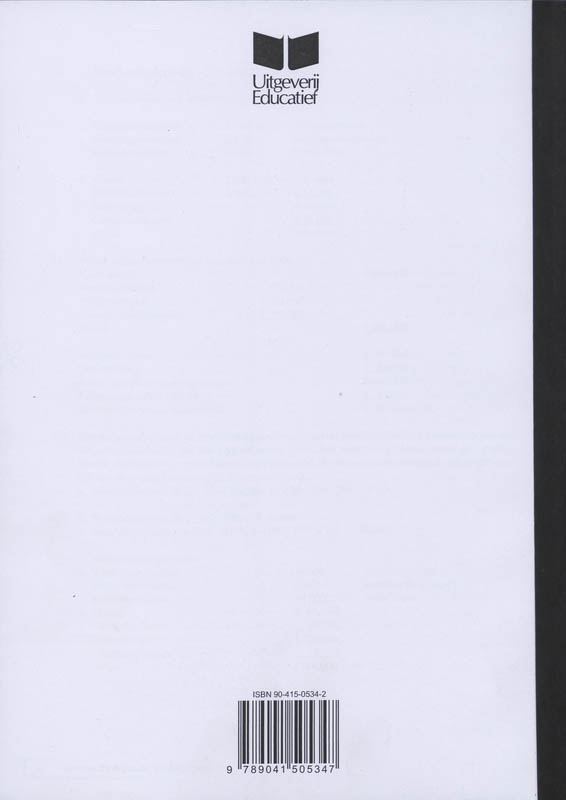 Achterkant van Docentenboek