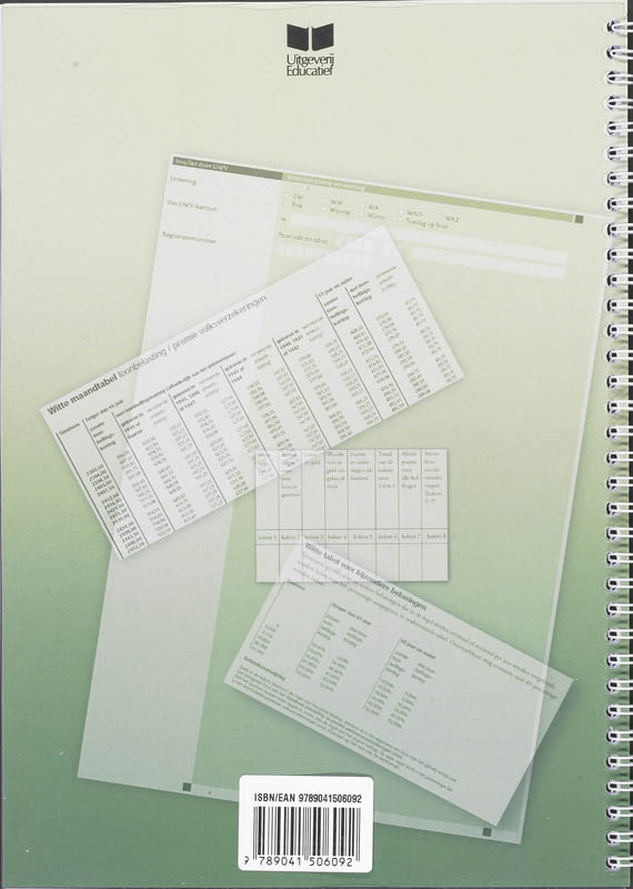 Achterkant van Docentenboek