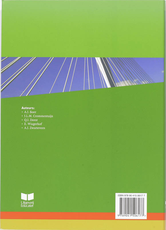Achterkant van Tekstboek 1