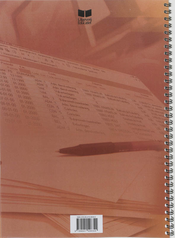 Achterkant van Docentenboek