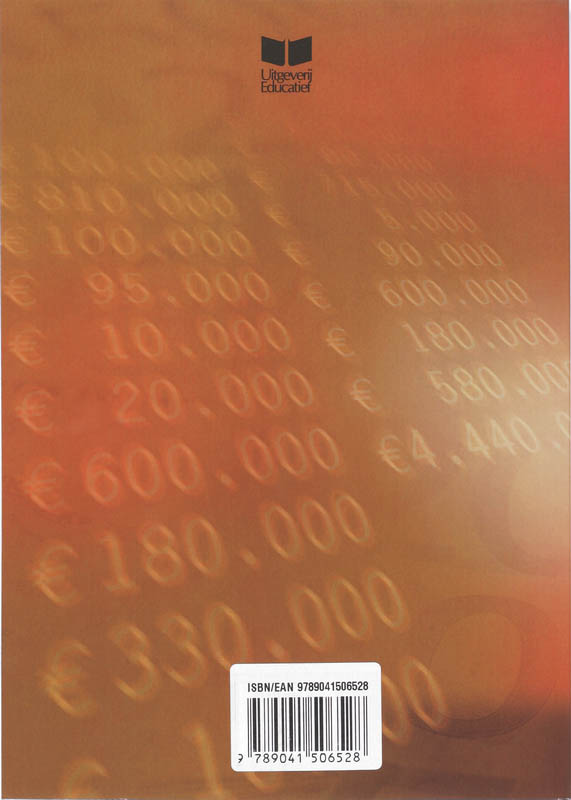 Achterkant van Tekstboek