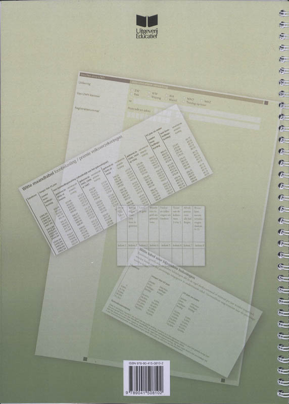 Achterkant van Docentenboek