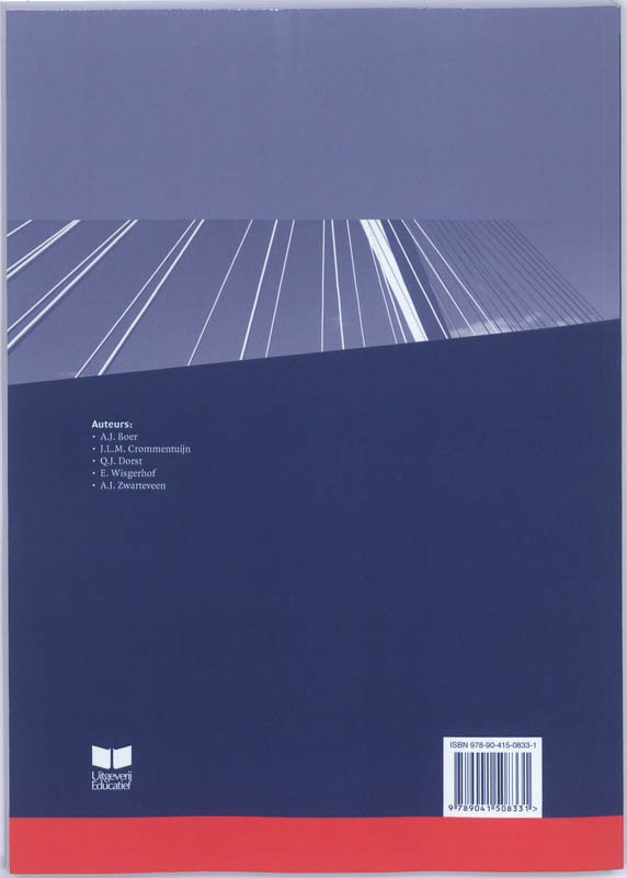 Achterkant van Werkboek