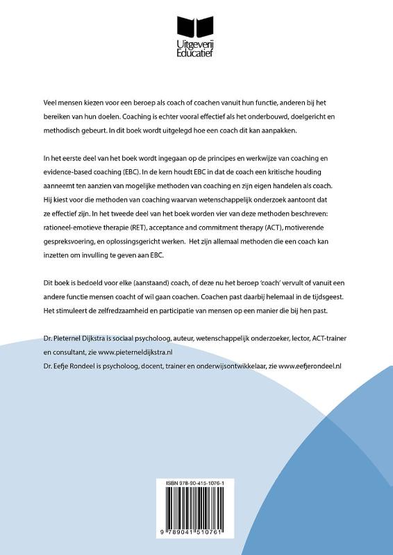 Achterkant van Evidence-based coachen
