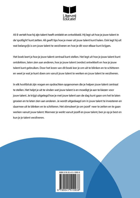 Achterkant van Jouw talent centraal
