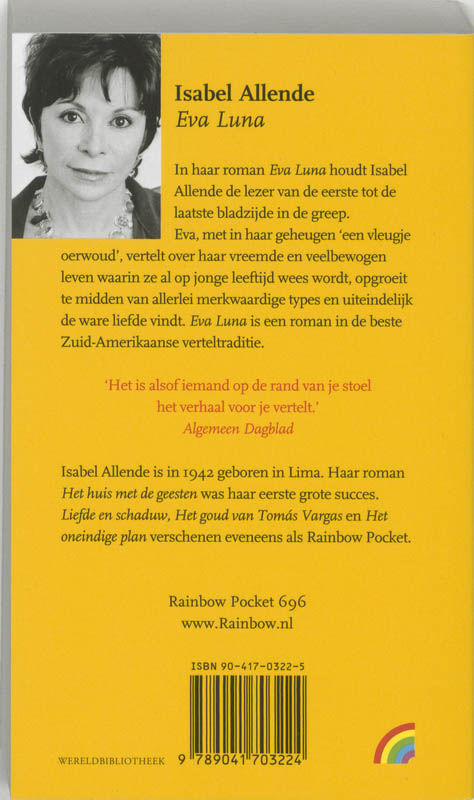 Achterkant van Eva Luna