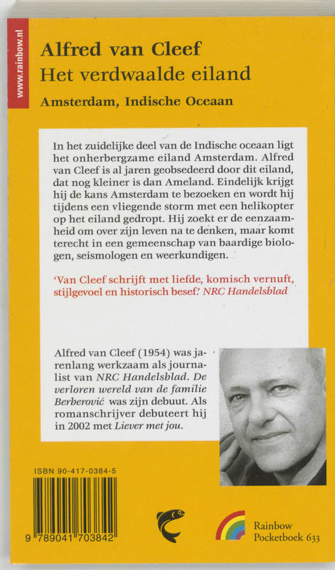Achterkant van Het verdwaalde eiland