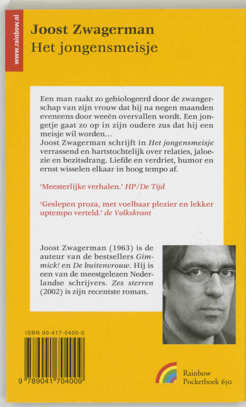 Achterkant van Het jongensmeisje