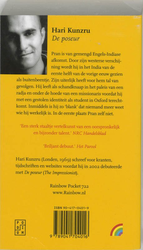 Achterkant van De poseur