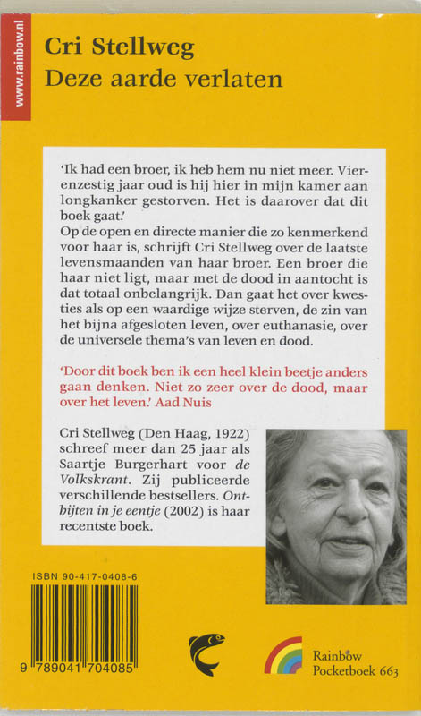 Achterkant van Deze aarde verlaten
