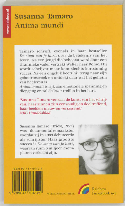 Achterkant van Anima mundi