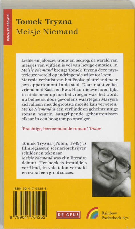 Achterkant van Meisje Niemand