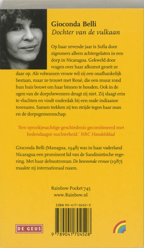 Achterkant van Dochter van de vulkaan