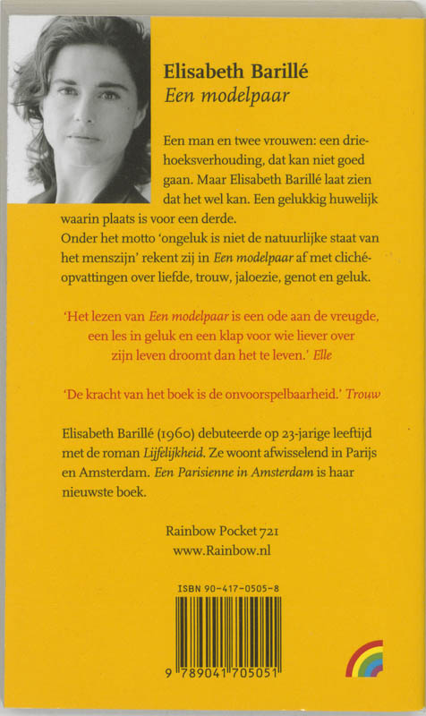 Achterkant van Een modelpaar