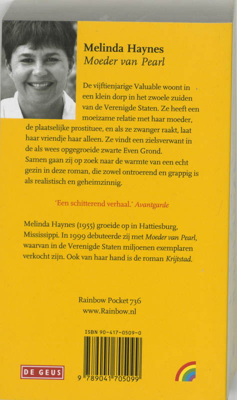 Achterkant van Moeder van Pearl
