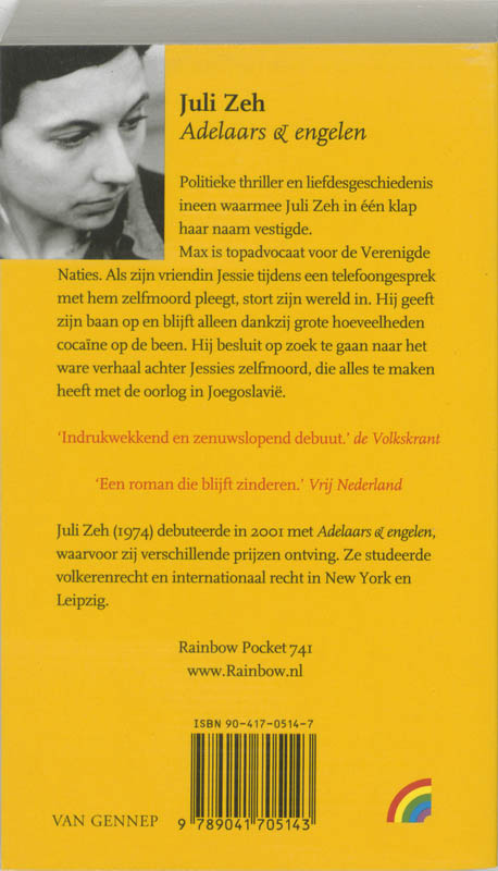 Achterkant van Adelaars & engelen