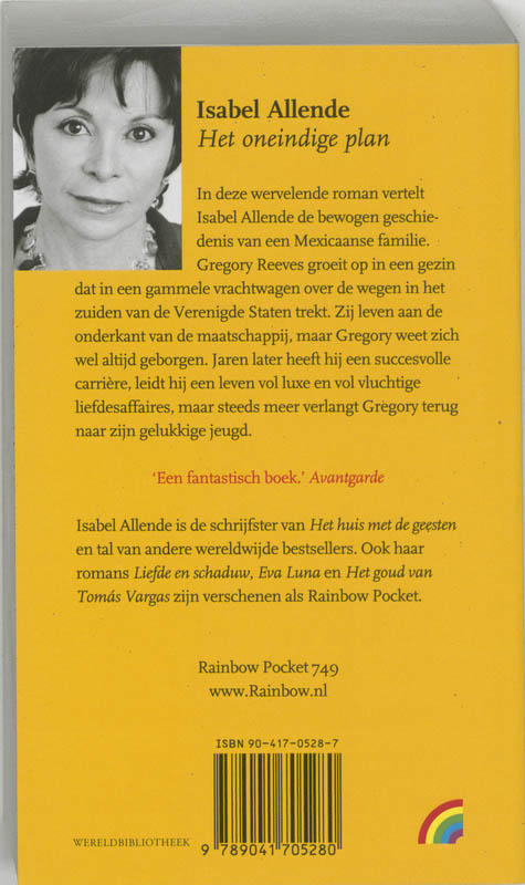 Achterkant van Het oneindige plan