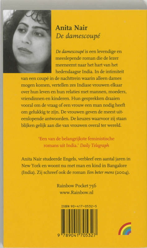 Achterkant van De damescoupe