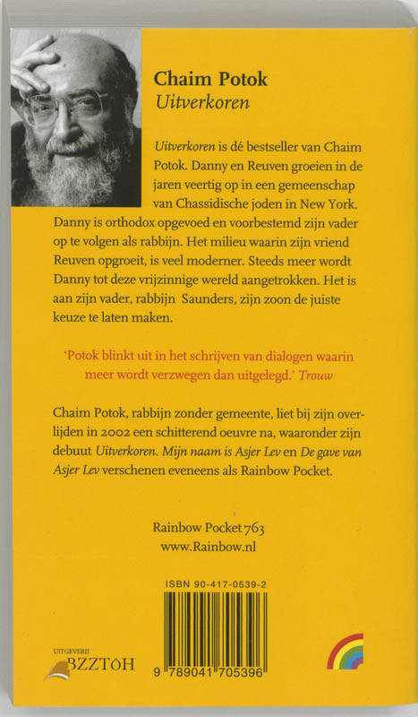 Achterkant van Uitverkoren