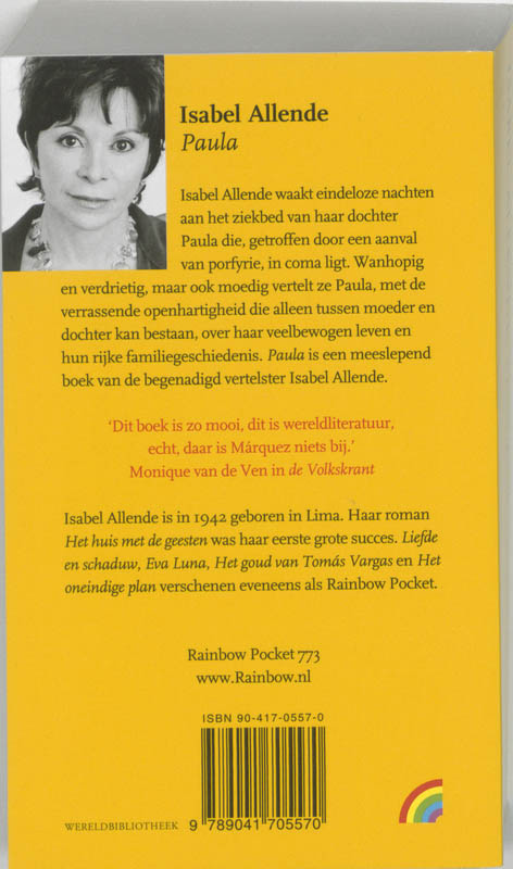 Achterkant van Paula