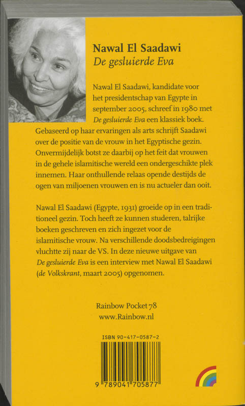 Achterkant van De gesluierde Eva