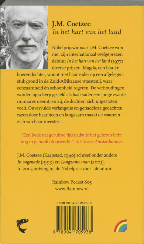 Achterkant van In het hart van het land