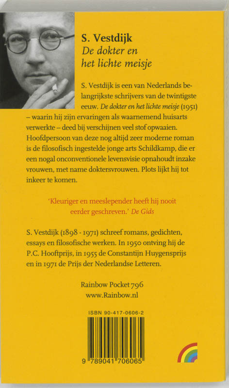 Achterkant van De dokter en het lichte meisje