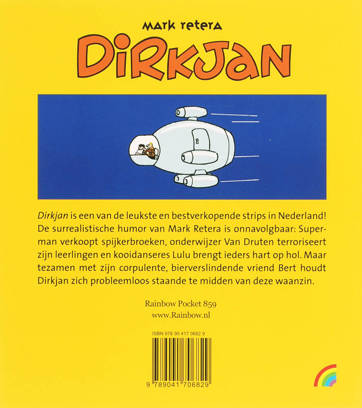 Achterkant van Dirk Jan
