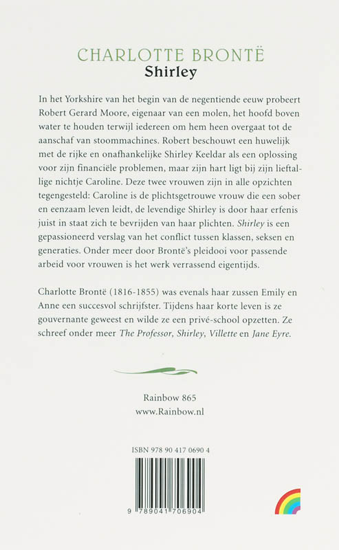 Achterkant van Shirley