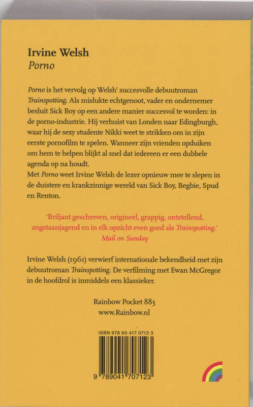 Achterkant van Porno