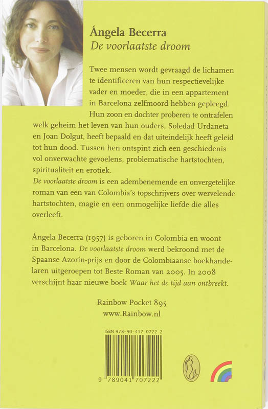 Achterkant van De voorlaatste droom