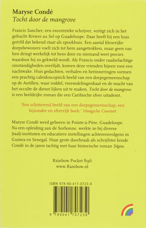 Achterkant van Tocht door de mangrove