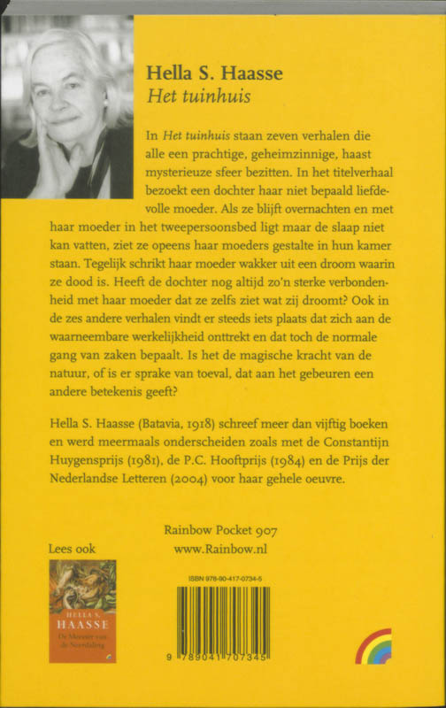 Achterkant van Het tuinhuis